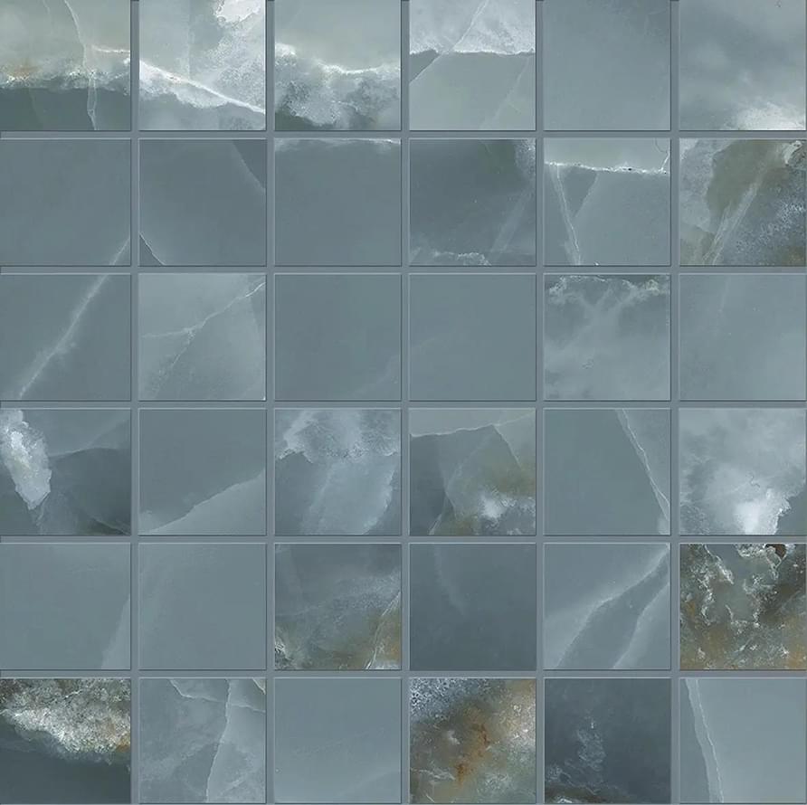 мозаика Tele Di Marmo Onyx Mosaico 5x5 Green Silktech 30x30