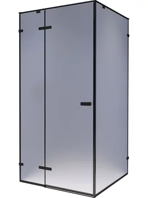 Душевой уголок RGW SV-030B (1000х1000х2000) стекло матовое 8мм/черный 353203000-24