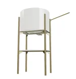 Полотенцедержатель AeT 400мм золотой сатин P006VXGDS