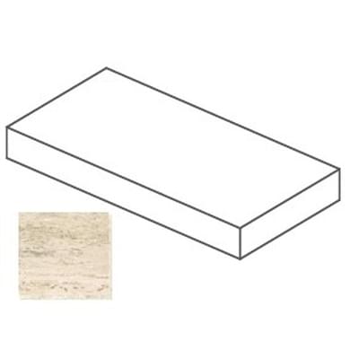 I Travertini Beige Vein Cut Elemento L Ang Dx 20 mm 60x120
