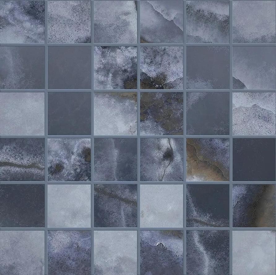 мозаика Tele Di Marmo Onyx Mosaico 5x5 Blue Lappato 30x30