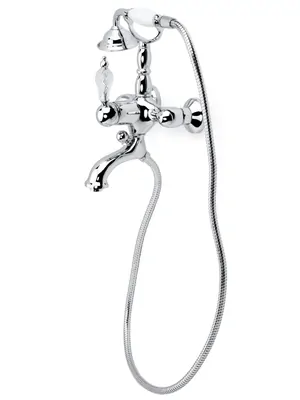 Смеситель Boheme 263-CRST для ванны/душа, настенный, однозахв, лейка 1 режим, хром