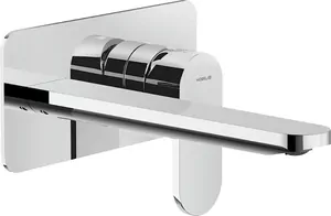 Смеситель NOBILI для раковины, встраиваемый, внешняя часть, излив 200мм, хром YO126198/1CR