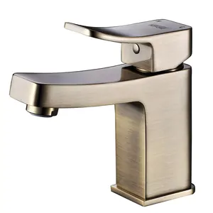 Смеситель для умывальника WasserKRAFT 1603 светлая бронза