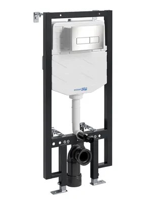 Инсталляция для унитаза WasserKRAFT с клавишей смыва, цвет: никель 56TLT.010.ME.BN03