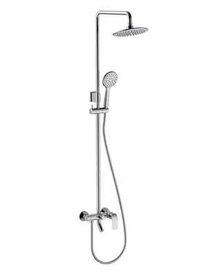 Душевая система IDDIS смеситель для ванны, верхний и ручной душ, шланг, хром CHISB1Fi06