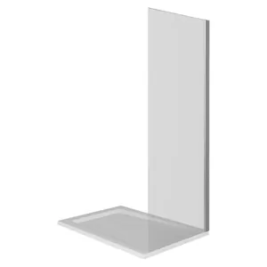 Стенка душевая GOOD DOOR BAS SP-80-C-CH (80х195) профиль хром/стекло прозрачное