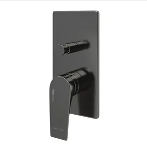 Смеситель для ванны/душа WasserKRAFT 8461 встраиваемый, однозахватный, на 2 вых., оруж. сталь