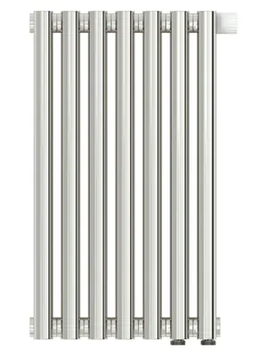 СУНЕРЖА Дизайн радиатор 500х315 (7 секц) нерж.сталь, EU50 левое/правое, 3/4", 00-0322-5007