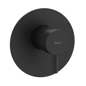Смеситель для душа Ravak X070285 встраиваемый, однозахватный, черный мат