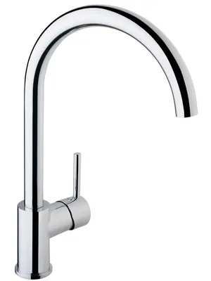 Смеситель для кухни Vitra однозахватный, высокий поворотный излив 245мм, хром A42091EXP