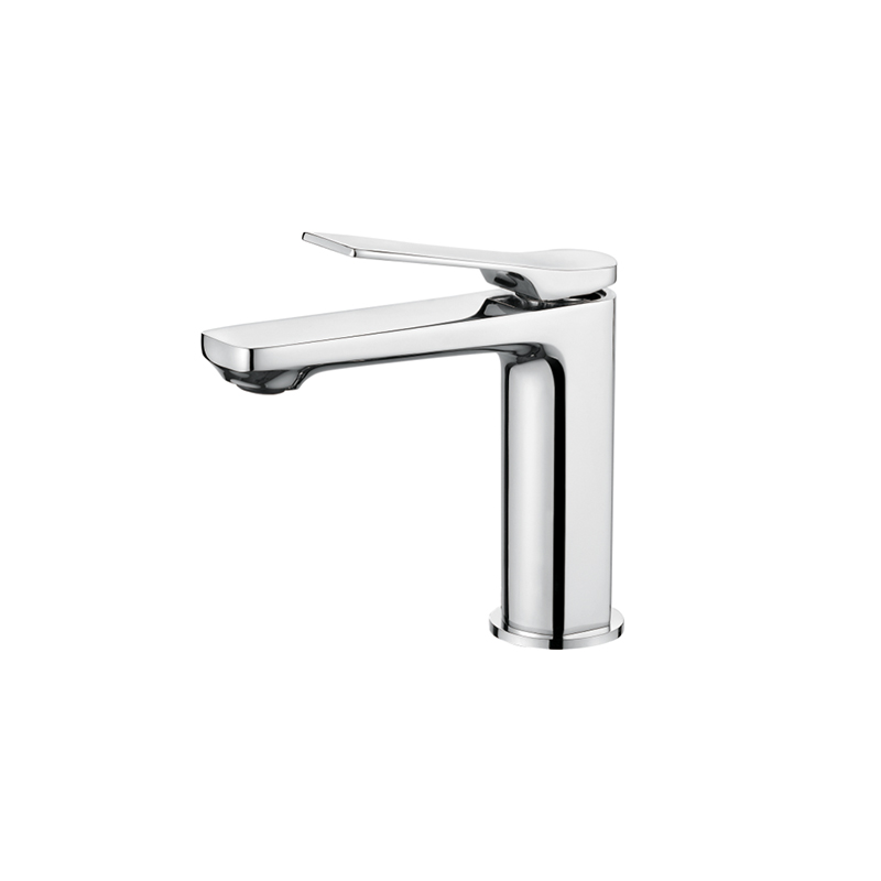 Смеситель Ledeme Н75 для раковины, однозахватный, фиксированный излив, хром L1075