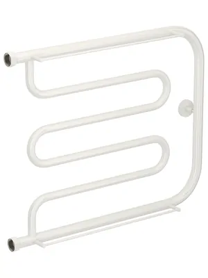 СУНЕРЖА Лира + 2 полки Полотенцесушитель 500х650 белый, нак. гайка 1"