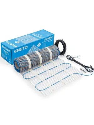 Теплый пол Ensto FinnMat EFHFM160.05, 0,5м2, 160Вт/м2, 0,48м х 0,1м, 80Вт, без терморегулятора