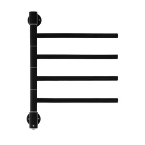Полотенцесушитель электрический ENERGY I CHROME G4K 34 Вт, черный матовый, EETR00IG4K0000R905M