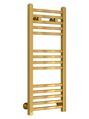 СУНЕРЖА Полотенцесушитель 800х300 (14 ступ.) под золото, нижнее подкл. 03-0250-8030