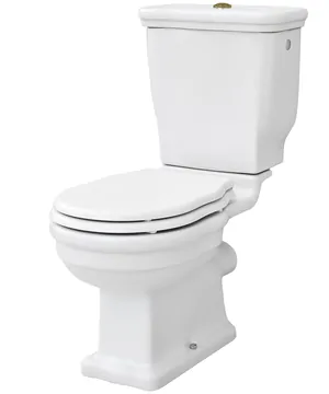 Унитаз-компакт ArtCeram 420х710х830 вертик. выпуск, белый/кнопка бронза HEV0080100+HEC0010100+HEA01072