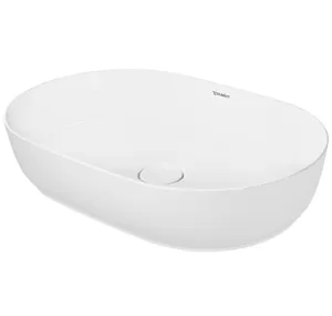 Раковина Duravit 600х400 шлиф.,белая матовая, выпуск с керам.крышкой, антигряз.покр. 03796026001