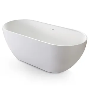 Ванна Gruppo Treesse V447BO 1700х800х600 иск. камень, отдельностоящая, белый матовый