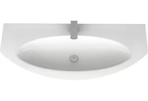 Раковина стеклянная Cezares (1220х515х137) накладная, extra light, белый 82368