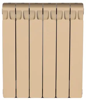 Радиатор биметаллический RIFAR 500 (577х480х100) 6 секций, 1146Вт, слоновая кость