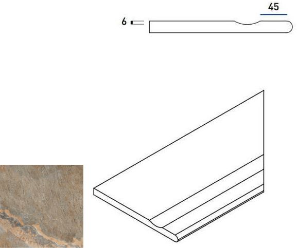 Magnetique X2 Dark Bordo Svasato Round Dx 60X30 матовая
