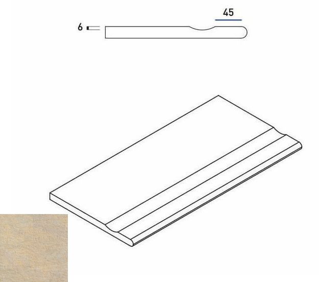 District X2 Sand Bordo Svasato Round 60X30 матовая