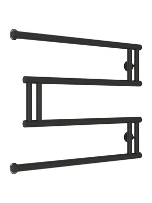 СУНЕРЖА model "M+" Полотенцесушитель 500x650 верт. подкл. темный титан муар, 15-4050-5065