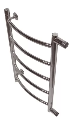 Полотенцесушитель Флагман "Лесенка" изогнутая 600х400 нержавеющая сталь, боковое подкл. D-1"