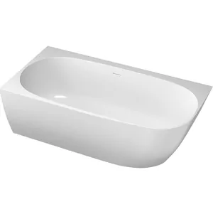 Ванна пристенная Salini L 102525M 1700х850х590 угловая, S-Stone белый матовый