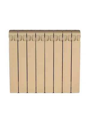 Радиатор биметаллический RIFAR 500 (577х640х100) 8 секций, 1528Вт, слоновая кость