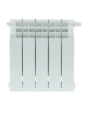 Радиатор STOUT Ventil 350 5 секций, биметалл, нижнее правое подключение,белый SRB-3320-035005