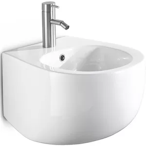 Биде подвесное AeT Italia 365x310x530 отверстие под смеситель, белый глянец S556T1R1V1100