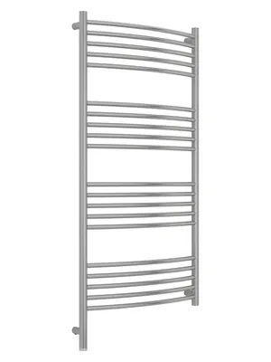 СУНЕРЖА выгнутая Полотенцесушитель 1200х600 черный матовый МЭМ левый 31-6002-1260