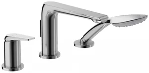 Смеситель Jacob Delafon на борт ванны, 3 отверстия, с ручным душем, хром E97360-CP