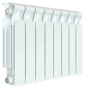 Радиатор биметаллический RIFAR 350 (425х640х100) бок. подкл, 8 секций, 1104Вт, белый