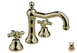 Смеситель Nicolazzi для раковины трехсекционный, бронза 2509BZ