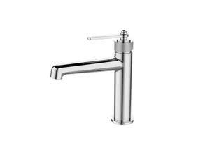 Смеситель для умывальника ESKO BG26 однозахватный, низкий излив, цвет: хром