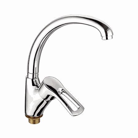 Смеситель Ledeme Н25 для кухни, поворотный излив, однозахватный, хром L5925