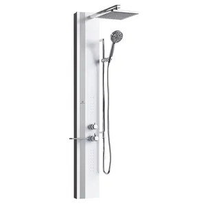 Душевая панель Novellini 2 220х1500 мм, смеситель, белый/серебро 2M-UB