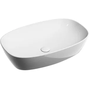 Раковина накладная Ceramicanova 600х380х138 без отв. под смеситель, белый CN6049