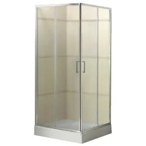 Душевой уголок BelBagno (800х800х1950) -195-A-2-80-P-Cr квадратный,стекло матовое/проф.хром