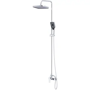 Душевая система BelBagno -DOCM-CRM без излива,ручной и тропический душ, хром