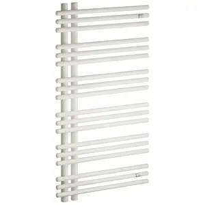 Полотенцесушитель стальной Zehnder YA-090-050 (872х478) водяной, цвет: белый