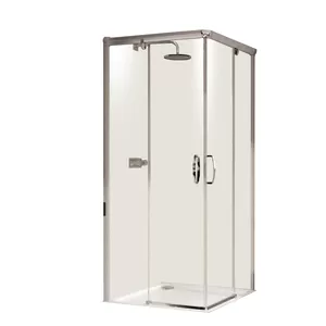 Душевой уголок HUPPE Elegance 900х900х2000 глянцевый хром/стекло прозрачное 401309.092.321