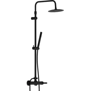 Душевая система DAMIXA верхний/ручной душ, цвет: черный 936710300
