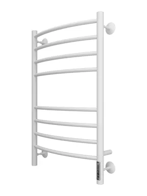 Полотенцесушитель TERMINUS П8 (ШВ:500х800) электро, Ral 9003 белый матовый, диммер встроен, правый