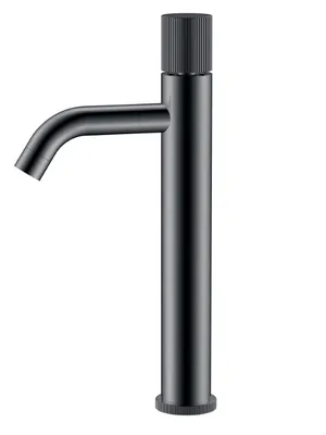 Смеситель Boheme 122-SGM.3 для раковины, на 1 отверстие,однозахватный,ручка linea,графит глянц