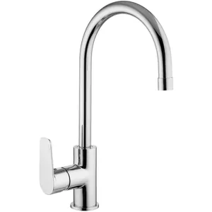 Смеситель для кухни Paffoni LM180CR с поворотным изливом, хром