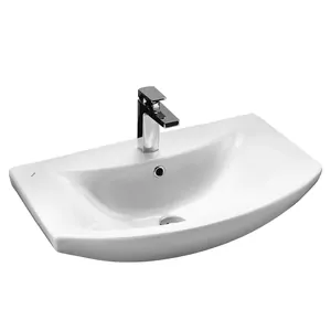 Раковина Aquaton 70 (715x443x194) перелив, отв. под смеситель, керамика, белый 1WH207776